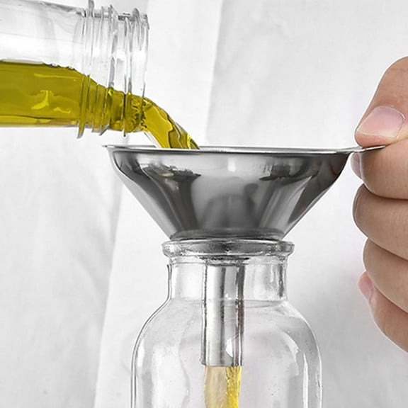 SEWCHICS 1 Set Stainless Steel Funnels for Bottling with Conical Shape for Homeowners