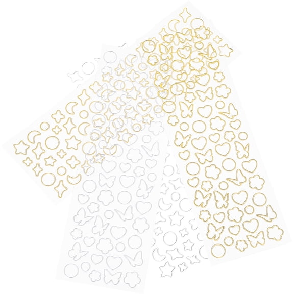 SEWCHICS 12 Sheets Scrapbooking Stickers Diy Handbook Sticker Paper Adhesive for Children Handicraft Enthusiasts