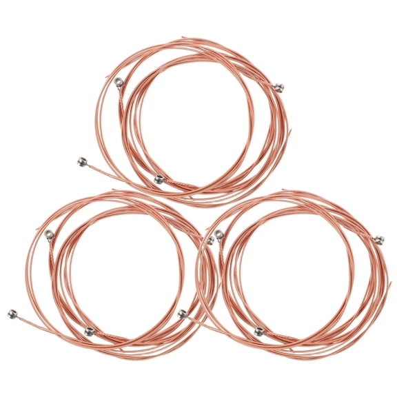 SEWCHICS 12-Piece Acoustic Guitar String Set, Steel Strings with Clear Sound and Plated Coating