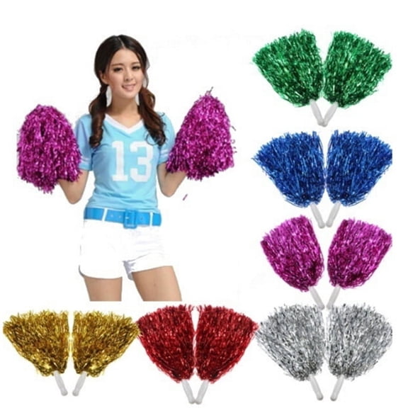 SEWCHICS Party Cheer Poms Assorted Color for and Events 12Pcs