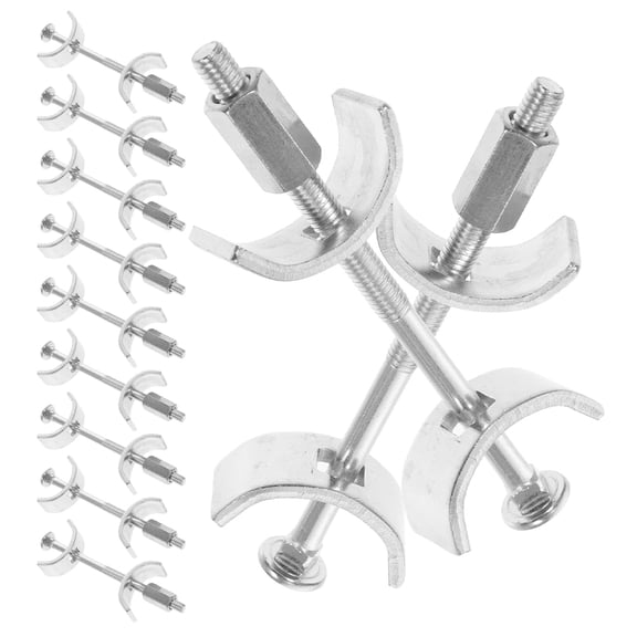 SEWCHICS 12Pcs Countertop Connectors Silver Joining Fastener for Kitchen Installation Projects