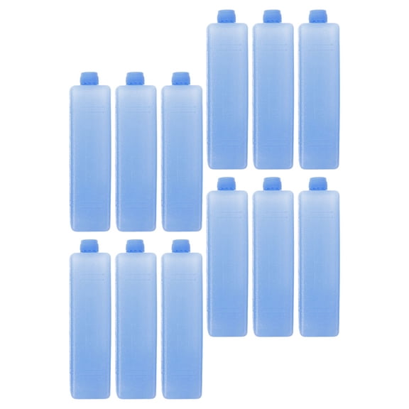 SEWCHICS 12Pcs Reusable Blue Ice Packs for Air Conditioner Fan High Efficiency Cooling Portable Cooler Packs