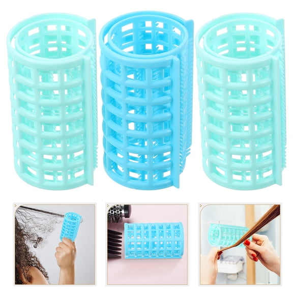 SEWCHICS 12Pcs Self Adhesive Hair Rollers Lightweight ABS Material for Easy Hair Curling and Styling