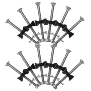 SEWCHICS 12-Piece Galvanized Steel Replacement Screws for Trampoline Parts and Rust-Resistant Hardware