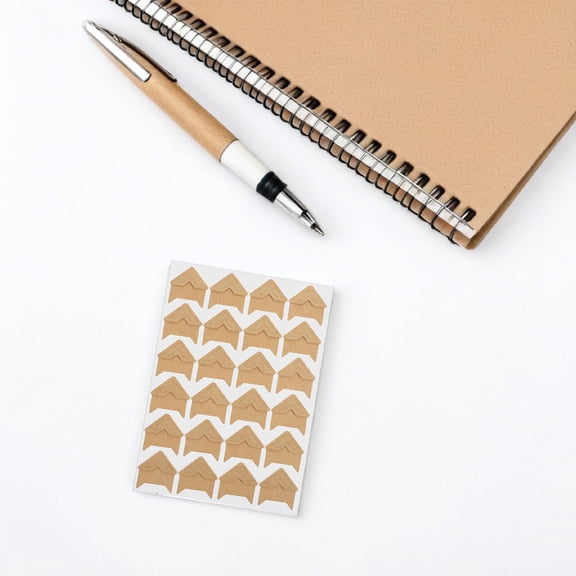 SEWCHICS 15 Sheets Picture Mounting Holders for Travel Memories in Khaki Paper