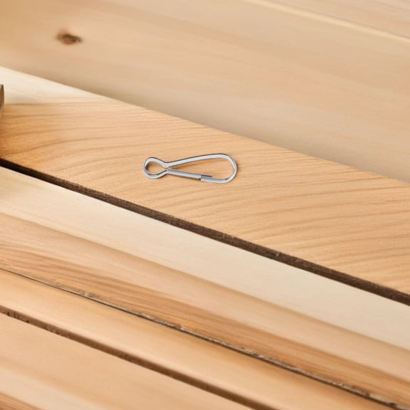 SEWCHICS Flagpole Snap Hooks Stainless Steel Silver Lightweight Easy Setup for Clothes 15Pcs