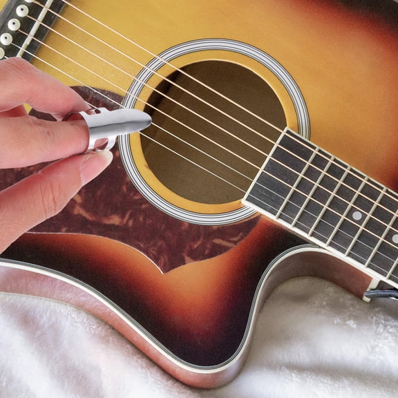 SEWCHICS 15-Piece Guitar Thumb Finger Picks Set, Assorted Colors, Ultra Thin and Comfortable for Acoustic and Electric Guitar