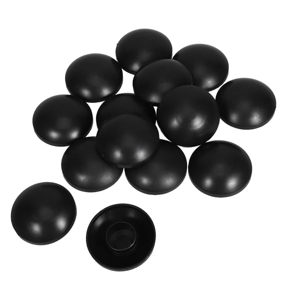 SEWCHICS 15pcs Black Trampoline Pole Caps Replacement Plastic Enclosure Post Cover for Safe Bouncing