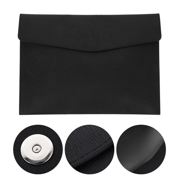 SEWCHICS Receipt Organizer Folder Holder, Document Storage Wallet for Home and Office Use, Imitation , 1 Set