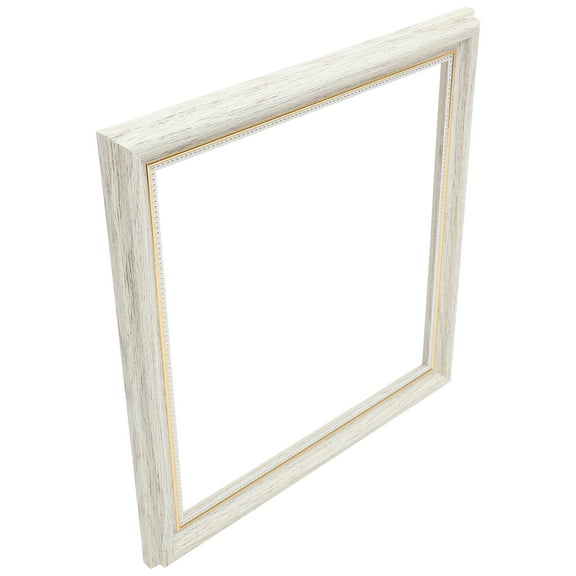 SEWCHICS Lightweight Resin Floating Frame for Canvas Painting White Simple Design for Home Display