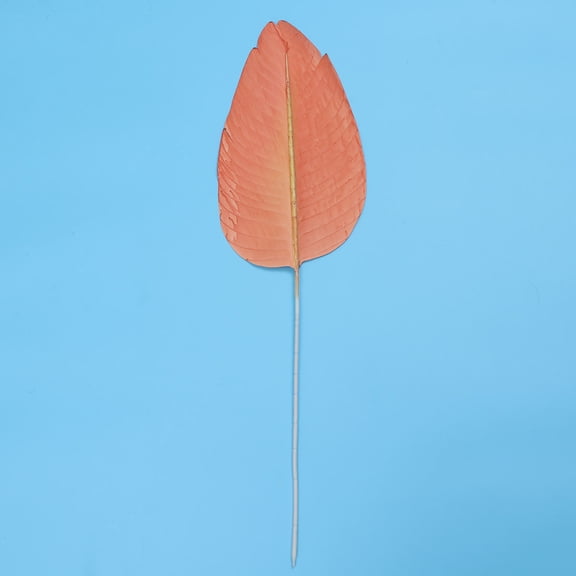 SEWCHICS Orange Canna Leaf Party Decoration Craft Supplies for Home and Event Decor