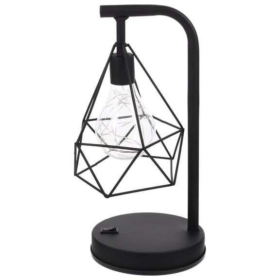 SEWCHICS 1-Pack Industrial Style Night Light Lamp Black Copper Finish for Cafes and Home Decor