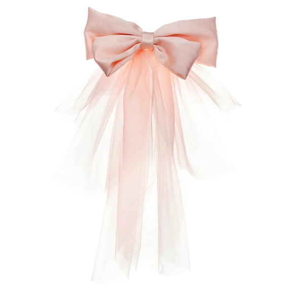 SEWCHICS Bridal Wedding Veil with Bow, Sturdy Material, Elegant Design for Bride Special Occasion