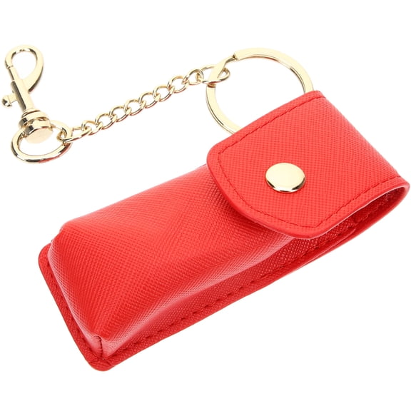 SEWCHICS Red Lipstick Keychain Keyring for Women, Stylish Key Attachment Accessory for Parties and Everyday Use, 1 Set