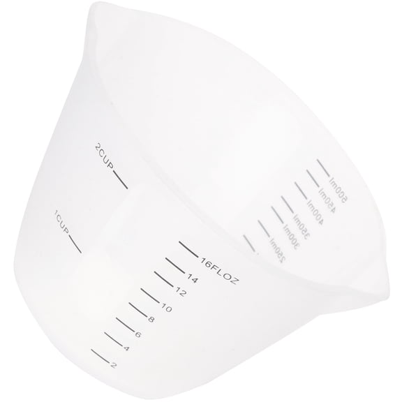 SEWCHICS 1Pack Silicone Measuring Cup with Scale for Precise Measurement in Baking Activities