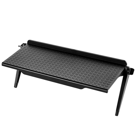 SEWCHICS 1Pack Small Remote Holder Utility Shelf Plastic for Office Desk Organization Black