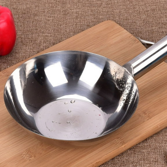 SEWCHICS Stainless Steel Water Spoon with Handle, Large Capacity for Home, Restaurant, Kitchen and Beverage Use