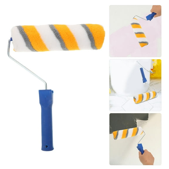 SEWCHICS 1Pack Wall Paint Roller Cylindrical Thumb Roller Design for Home Use 9 Inch Width