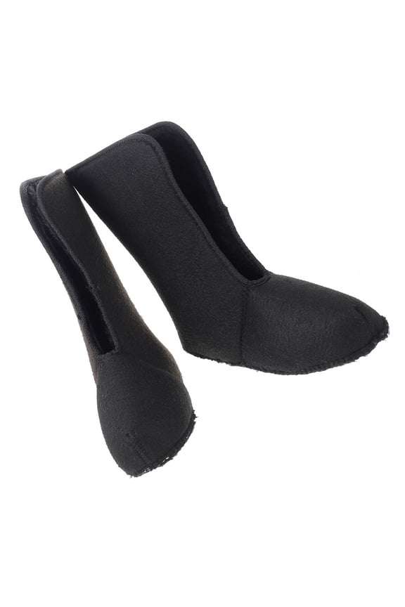 1Pair Comfortable Warm Boot Liners Black Soft Thermal Lining for Snow Boots and Hiking