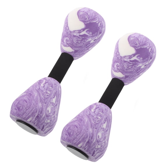 SEWCHICS Adults Purple Eva Water Dumbbells for Effective Pool Training