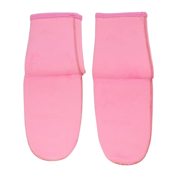 SEWCHICS 1Pair Swimming Socks in Pink Nylon for Diving Snorkeling with Anti Skid Sole