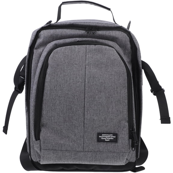 SEWCHICS 1Pc Oxford Cloth Camera Bag in Dark Grey Portable Photography Backpack and Handheld Carrying Case