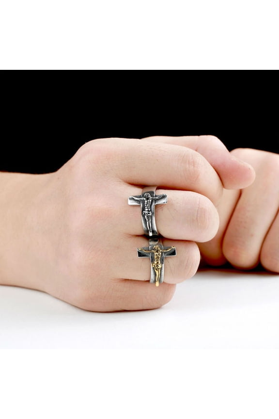 1Pc Stylish Christian Cross Pendant in Alloy with Unique Creative Design and Plated Finish