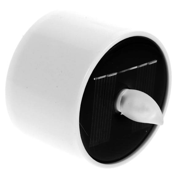 SEWCHICS White Solar Powered LED Candle Light, Flickering Flameless Lantern for Outdoor Festivals and Dinner Decor
