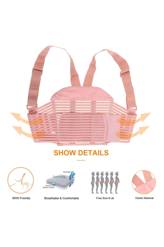 Adjustable Breathable Belly Wrap for Pregnant Women, Elastic Support Band, Comfortable Maternity Belly Band