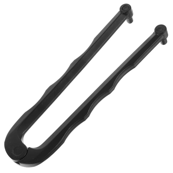 SEWCHICS Compact Black Adjustable Spanner Wrench for Easy Storage and Grip