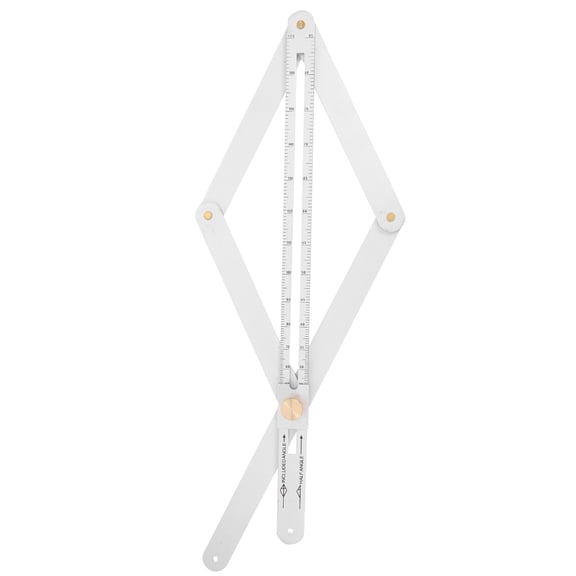 SEWCHICS Adjustable Angle Protractor Ruler Stainless Steel Measuring Tool Construction 1Pack