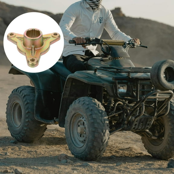 SEWCHICS Golden Front Wheel Hub Assembly for Atv Durable and Practical Go Kart Accessory
