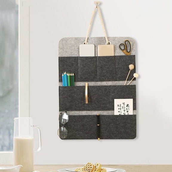 SEWCHICS Space Saving Black Hanging Closet Organizer with Multiple Compartments for Home