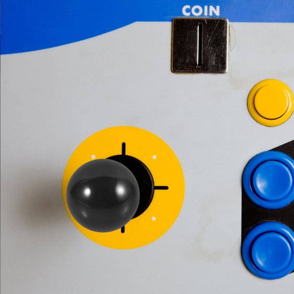 SEWCHICS Black Joystick Handle for Game Simulators, Plastic Replacement for Accurate Control
