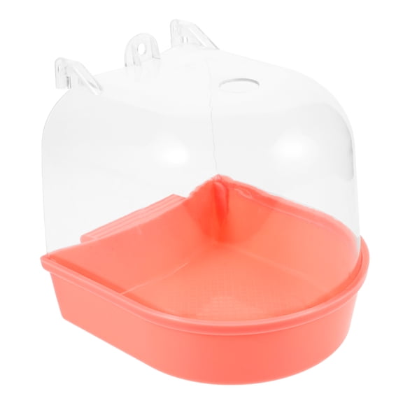 SEWCHICS 1Pcs Parrot Bath Box for Inside Cage with and Fur Cleaning