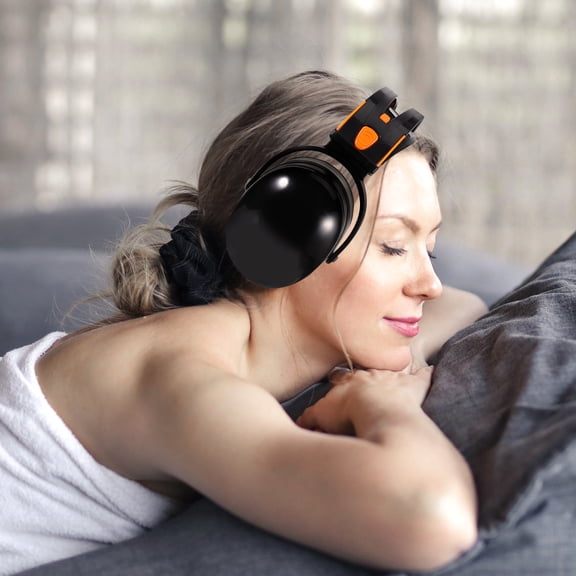 SEWCHICS Adjustable Noise Canceling Headphones for Work and Sleep in Black