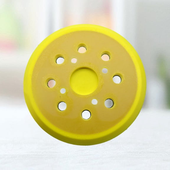 SEWCHICS Four Eye Yellow Grinding Disc Self Adhesive Polishing Plate with Easy Install and Dust Removal