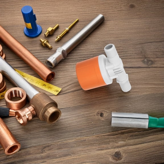 SEWCHICS Automatic Water Stop Valve with Float Level Controller, 1 Set for Home, Industrial & Agricultural Applications