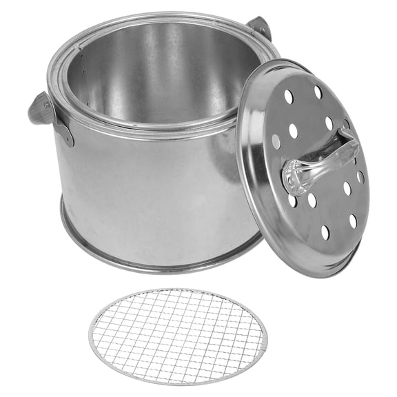 SEWCHICS 1Set Compact Outdoor Grill Stove Fire Pit for Camping Beach and Backyard Use