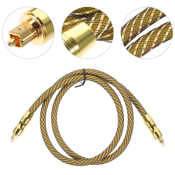 SEWCHICS Optical Audio Cable with Bend-Resistant, Shockproof Design for Digital Sound Transmission