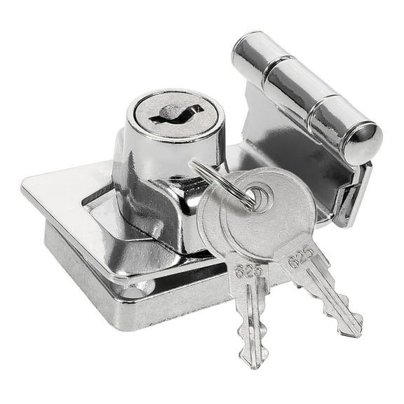 SEWCHICS Office Desk Drawer Lock Replacement Set, Iron Security File Cabinet Lock for Home and Office Cabinets