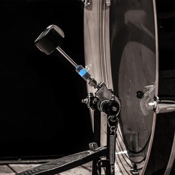 SEWCHICS Drum Kit Accessories Heavy Kick Beater Metal Blue 1Set