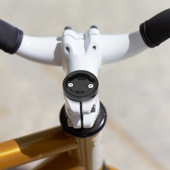 SEWCHICS Black Aluminum Mountain Bike Headset Cap Set with Computer Mount and Dust-Resistant Design for Performance