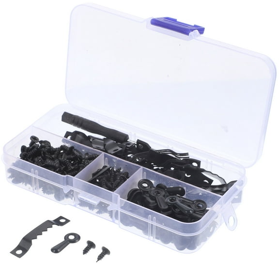 SEWCHICS Photo Hanger Kit Black Durable Materials Easy to Use for Home 1Set