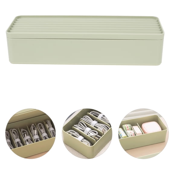 SEWCHICS 1Set Plastic Cable Organizer Box for Users of Cables and Wires with and