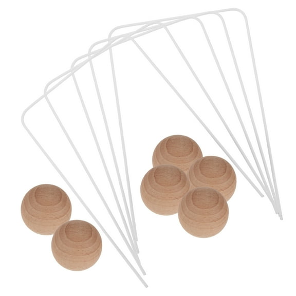 SEWCHICS Family Outdoor Croquet Set with Wooden , Assorted Colors, Portable Design for Backyard Fun and Garden Games