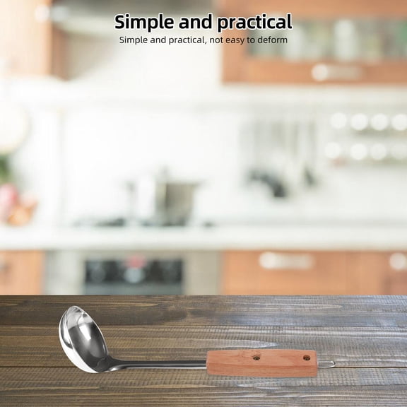 SEWCHICS Replacement Spatula Handle Set, Anti-Skid Wooden Kitchen Tool for Baking, Universal Design, 11.8 x 0.98 x 0.71 inches