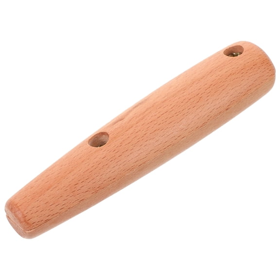 SEWCHICS 1Set Spatula Handle Replacement Pot Scraper Handle Wooden Iron Anti Scald For Kitchen Utensils Use