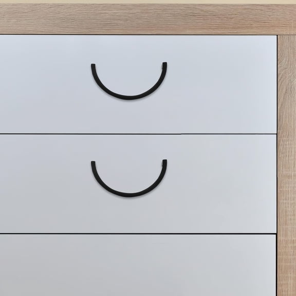 SEWCHICS 1Set Semi Circle Cabinet Pull Handles for Kitchen Cabinets and Dresser Drawers