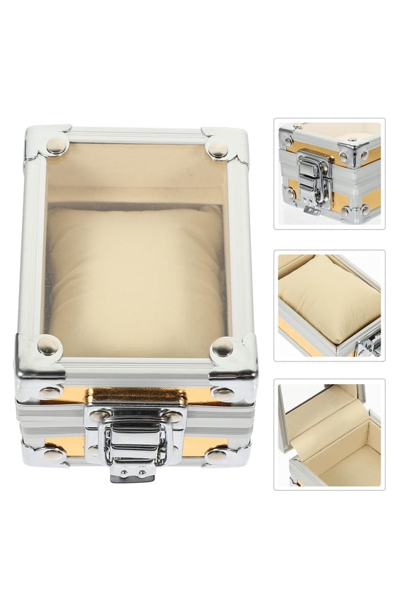 Travel Watch Storage Case Assorted Color Stainless Steel Organizer